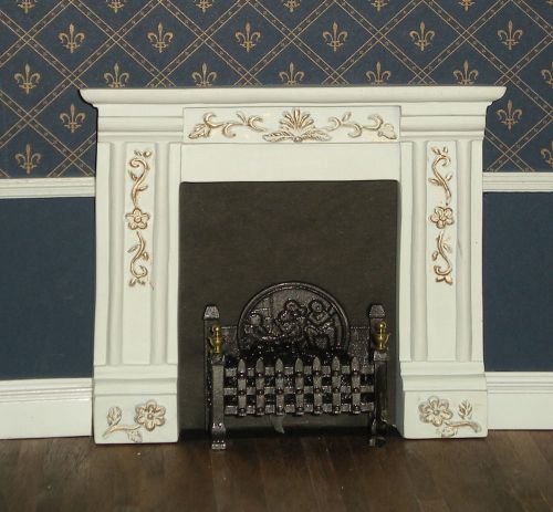Fire Surround With Gilt Highlights